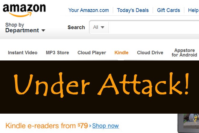 Amazon under attack , DDOS